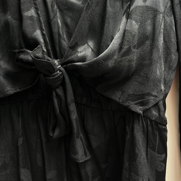 Black Blouse M Gentle Fawn Collette Top - Picture 2 of 5